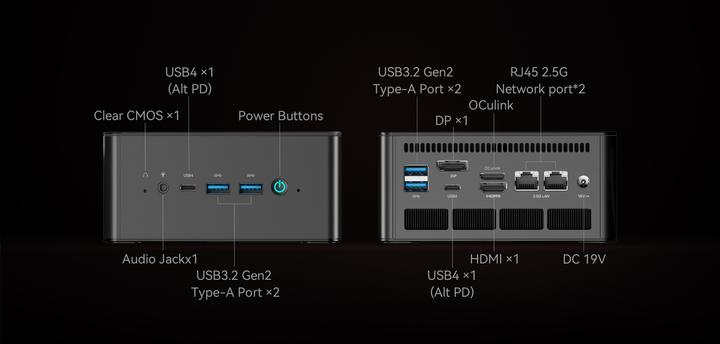 Image du produit Minisforum UM890 Pro (AMD Ryzen 9 8945HS, 64 Go, 1000 Go)