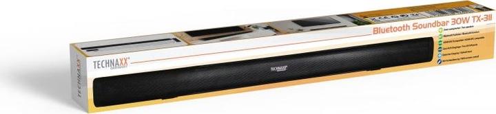 Image du produit Technaxx Bluetooth Stereo Soundbar, HDMI-ARC, Opt-in, Aux-in, 30W (30 W, 2.0 Canal)