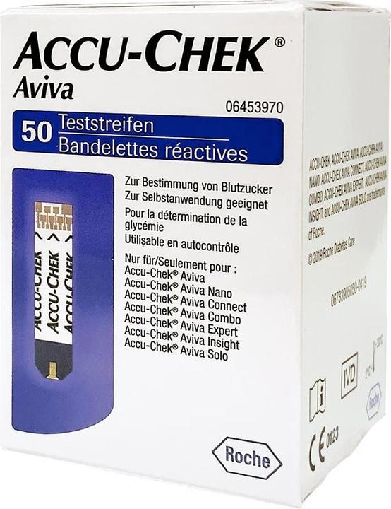 Produktbild Accu-Chek PI-APS) Aviva Teststreifen (50 Stk) (Teststreifen)