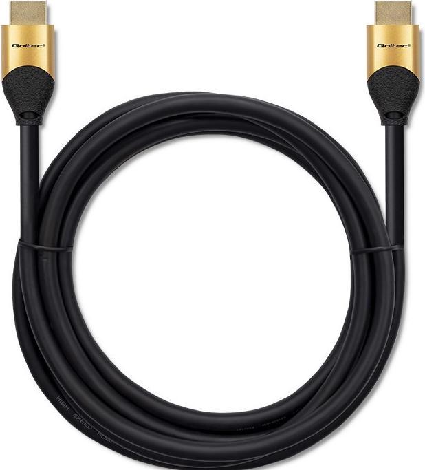 Produktbild Qoltec Kabel HDMI v2.1 Ultra high speed 8K | 60Hz | 26AWG | GOLD | 5m (5 m, HDMI)