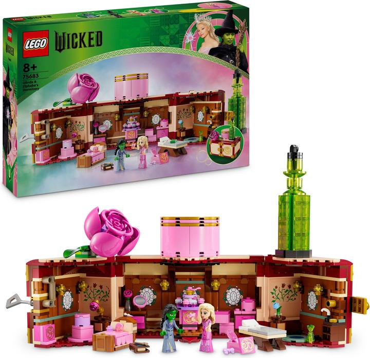Produktbild LEGO Glindas und Elphabas Schlafsaal (75683, LEGO Wicked)