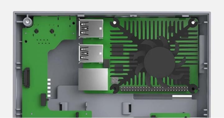 Produktbild Retroflag RPI4 NESPI CASE - Gehäuse für Raspberry Pi 4 NES-Design grau