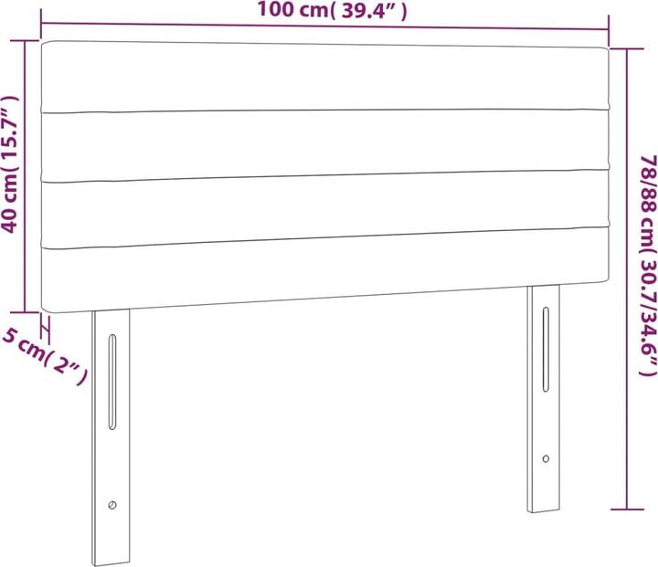 Immagine prodotto VidaXL Daria (100 x 5 x 88 cm)