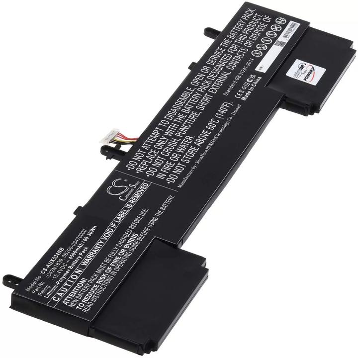 AccuCell Batterie Asus ZenBook 15 UX534FA, ZenBook Flip 15 UX563, type C42N1839 (4500 mAh)