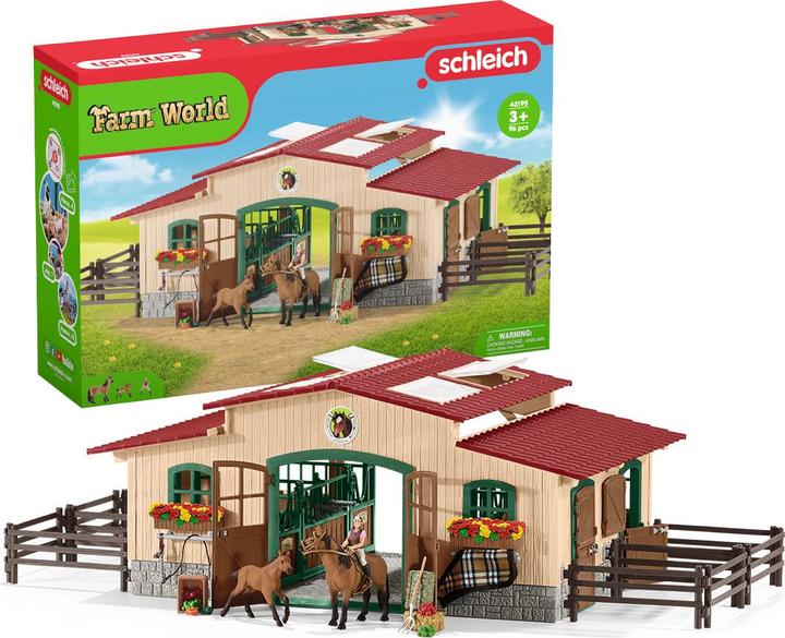 Produktbild Schleich Pferdestall mit Zubehör