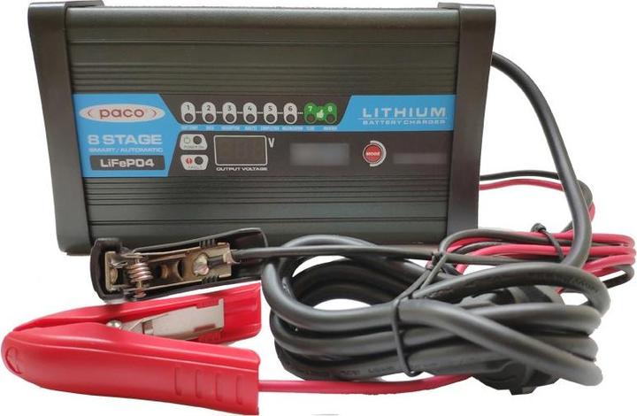 Produktbild Paco LBC1210 10A/12V LiFePO4 Batterieladegerät (12V, 10 A)