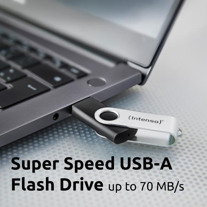 Produktbild Intenso USB 64GB OFFICE LINE 3.2 Gen1 Silver-Black (64 GB)