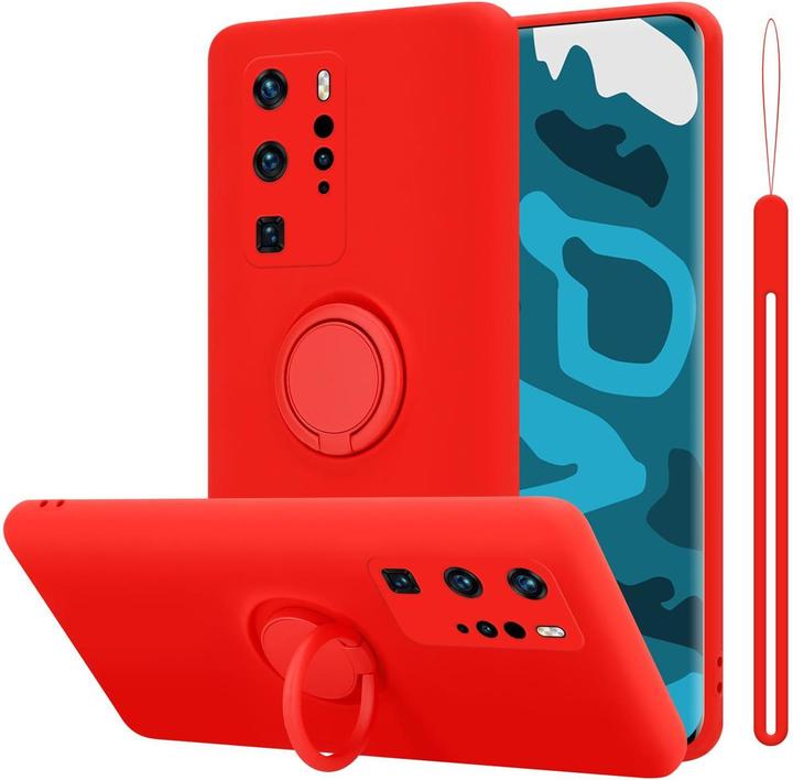 Actual product image Cadorabo TPU Liquid Ring Silicone Case Cover (Huawei P40 Pro+)