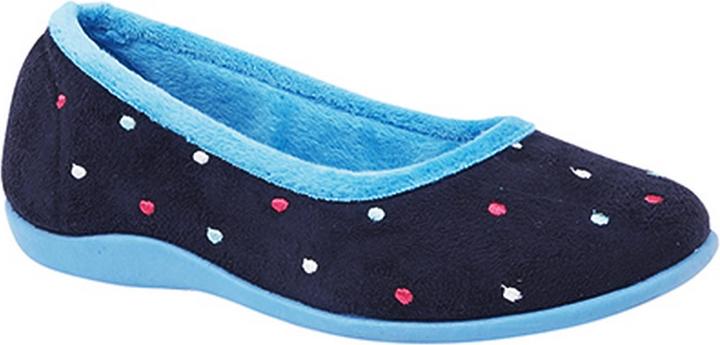 Produktbild Universal Textiles Isla Punkte Ballerina Hausschuhe (42)