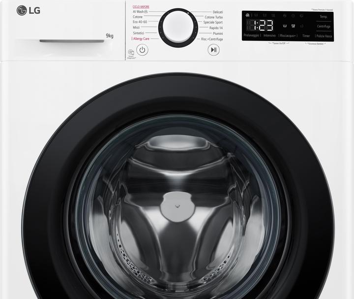 Produktbild LG F2R3S09NSWB Waschmaschine 9Kg AI DD Klasse (9 kg, Links)