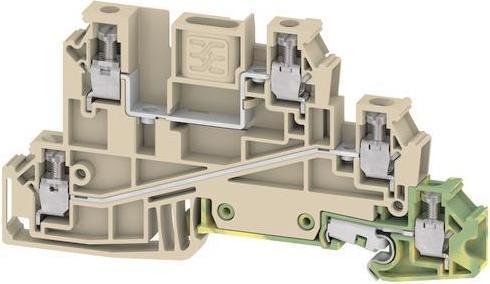 Produktbild Weidmüller WDL 2.5/L/L/PE Verteiler- Reihenklemme m.WQV 2,5qmm 1030200000 1