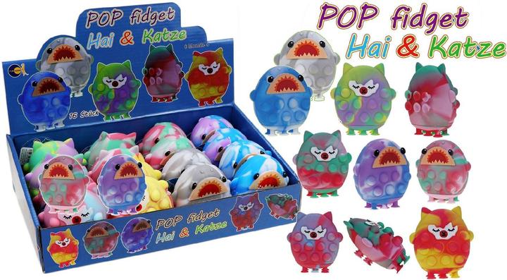 Produktbild Pechkeks Pop Fidget Hai & Katze.5103