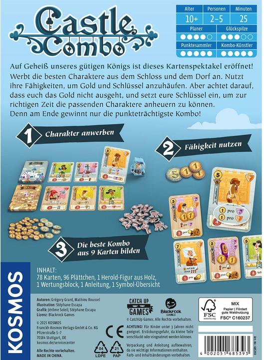 Actual product image Kosmos Castle Combo (German)
