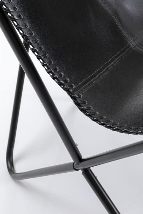 Immagine prodotto Kare Design Poltrona California in pelle nera