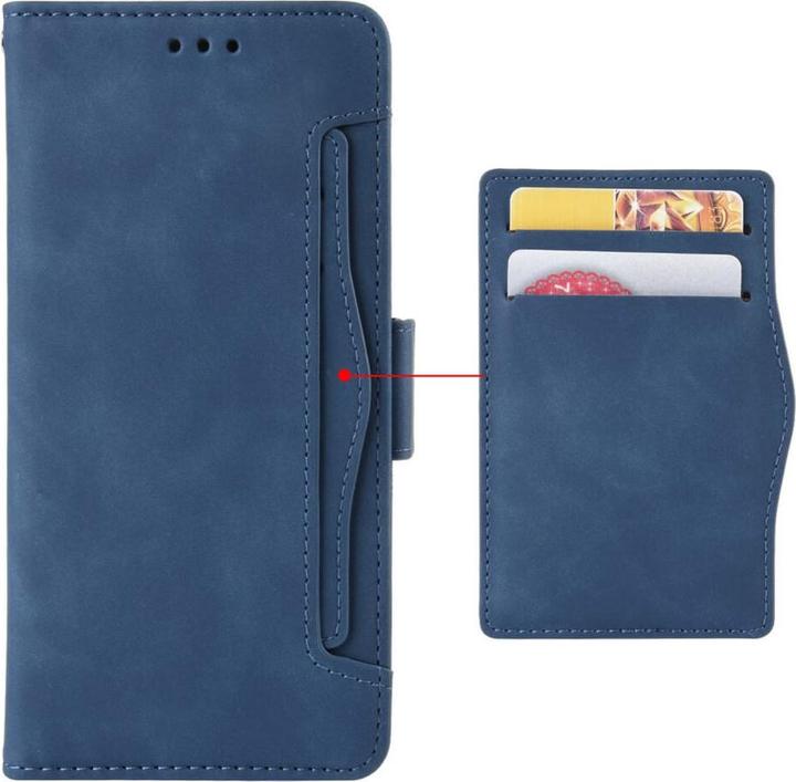 Image du produit Cover-Discount iPhone 15 Pro Max - étui avec de nombreuses poches pour cartes bleu (Apple iPhone 15 Pro Max)
