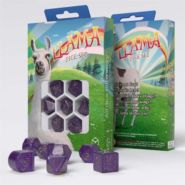 Immagine prodotto Q Workshop Llama Dice Set: Zippy