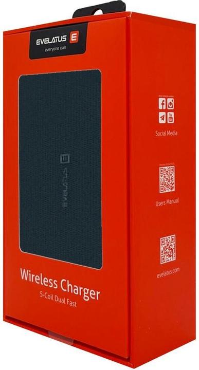 Produktbild Evelatus 5-Coil Wireless Charger EWC05