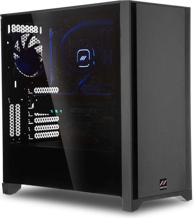 Actual product image Mifcom Savage RTX3080 Core i7 12th Advanced (Intel Core i7-12700K, 32 GB, 1500 GB, GeForce RTX 3080)