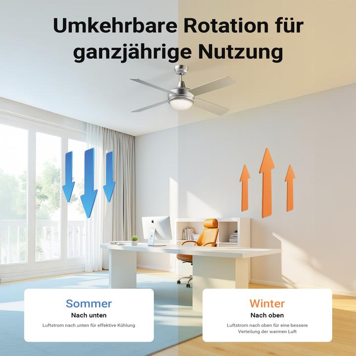 Produktbild Wiltec Deckenventilator (50 dB)