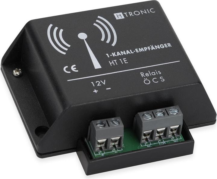 H-Tronic 1-Kanal-Empfänger HT1E 1618260 Funkfrequenz 868,35 MHz Schaltleistung 230V/5A oder 24VDC/5 A