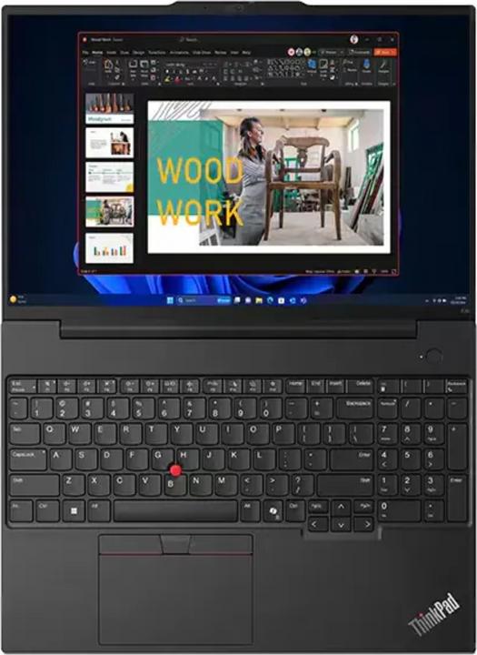Actual product image Lenovo ThinkPad - E16 - G2 - Core Ultra 7 - 155H, 16 Zoll, 32GB DDR5, MS Office 2024 Professional (16", Intel Core Ultra 7 155H, 32 GB, 4000 GB, DE)