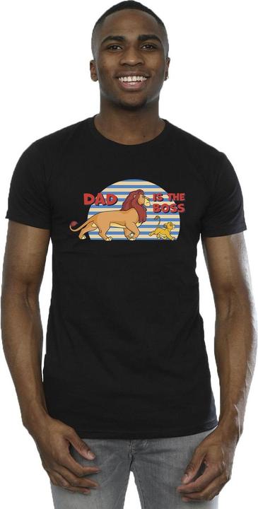 Actual product image Disney Mens The Lion King Dad Boss T-Shirt (L)