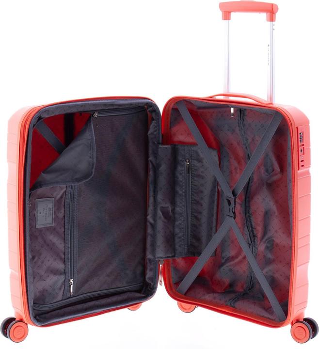 Actual product image Wüsthof 3800 4-wheel cabin trolley 55 cm with stretch fold (36 l, Hand luggage (up to 50 litres))