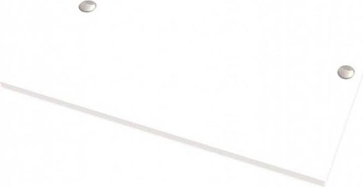 Fellowes Tischplatte Levado 140 x 80 cm, Weiss (140 x 80 cm)