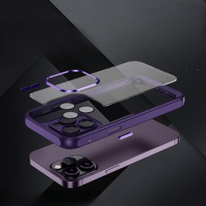 Image du produit Cover-Discount iPhone 15 Pro Max - étui avec protection pour appareil photo violet (Apple iPhone 15 Pro Max)