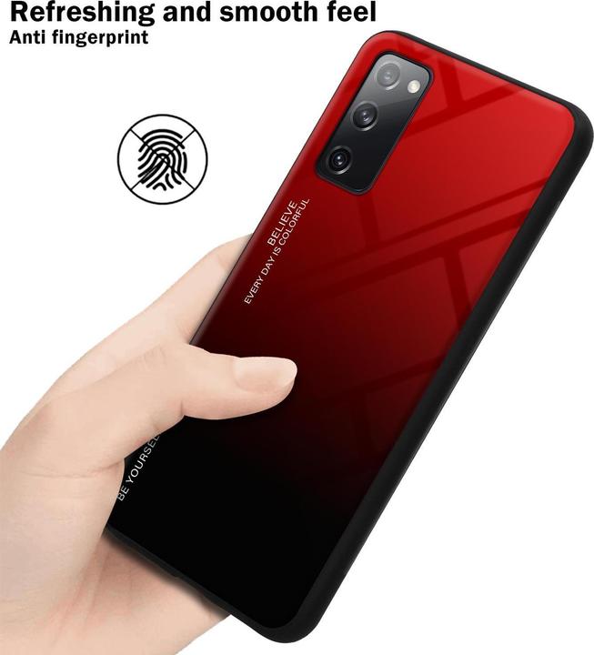 Productafbeelding Cadorabo TPU 2 kleuren glasdekking (Samsung Galaxy S20 FE)