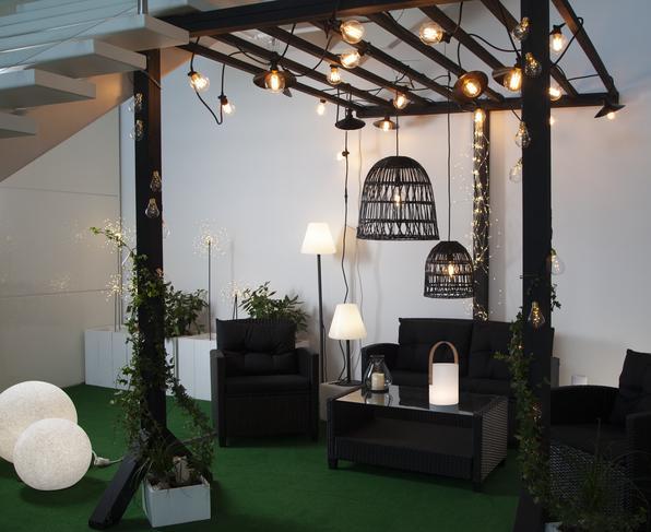 Produktbild Star Trading Gartenleuchte KRETA 60 cm (0 lm, E27)