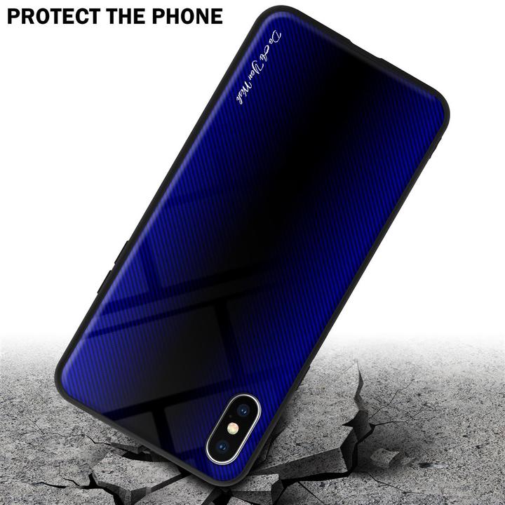 Immagine prodotto Cadorabo Copertura di vetro a strisce in TPU (Apple iPhone XS Max)