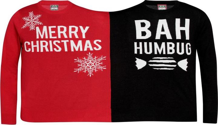 Actual product image Christmas Shop Double Christmas jumper (One size)