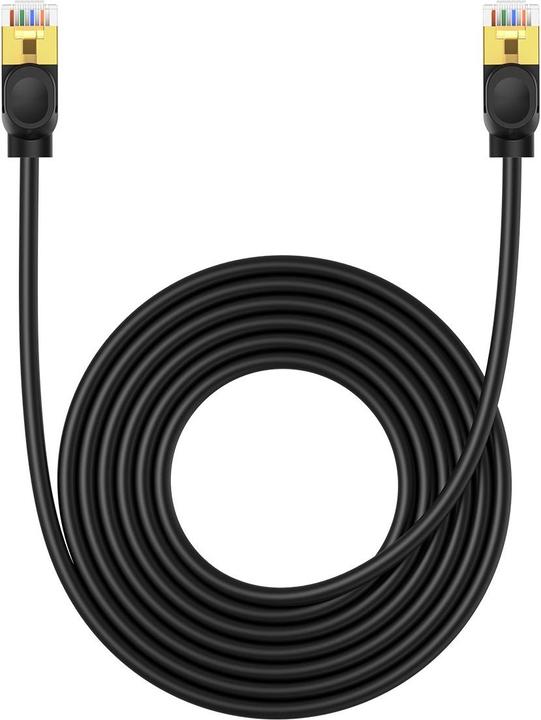 Baseus Cat 7 10Gb Ethernet RJ45 Cable 5m black (CAT7, 5 m)