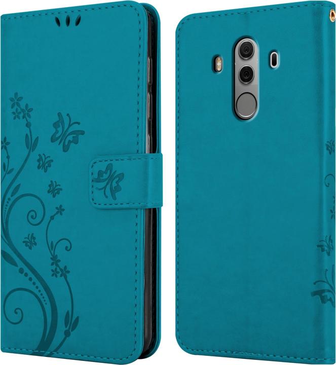Actual product image Cadorabo Flower Book Case for Huawei MATE 10 PRO (Mate 10 Pro)