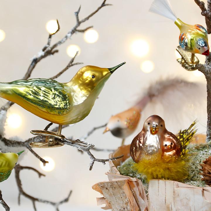 Produktbild Inge’s Glas Christmas Decor Weihnachtsschmuck Frecher Spatz 1 Stück