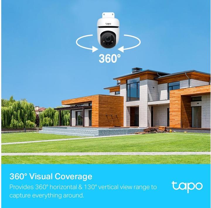 Productafbeelding TP-Link Buiten Pan/Tilt beveiligingscamera met Wi-Fi (1920 x 1080 Pixels)