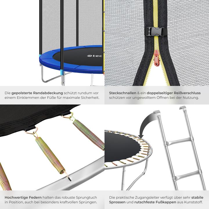 Immagine prodotto tectake Trampolino Garfunky (305 cm)