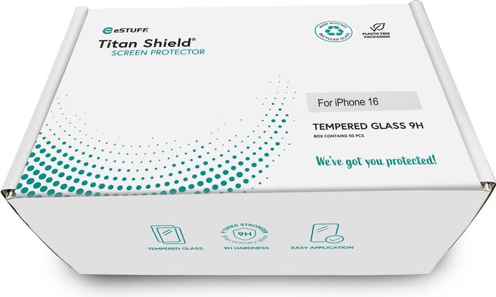 Produktbild eSTUFF INFINITE Apple iPhone 16 (50 Stück, Apple iPhone 16)