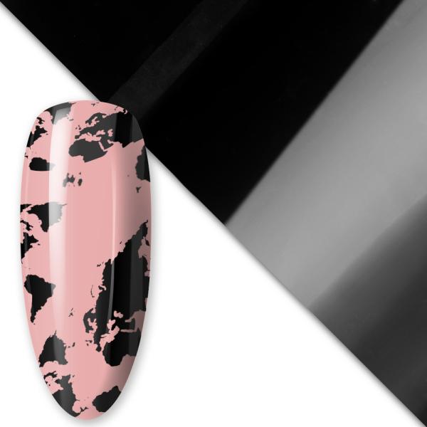 Nagellack24 Nail Art Folie / Spiegel Schwarz