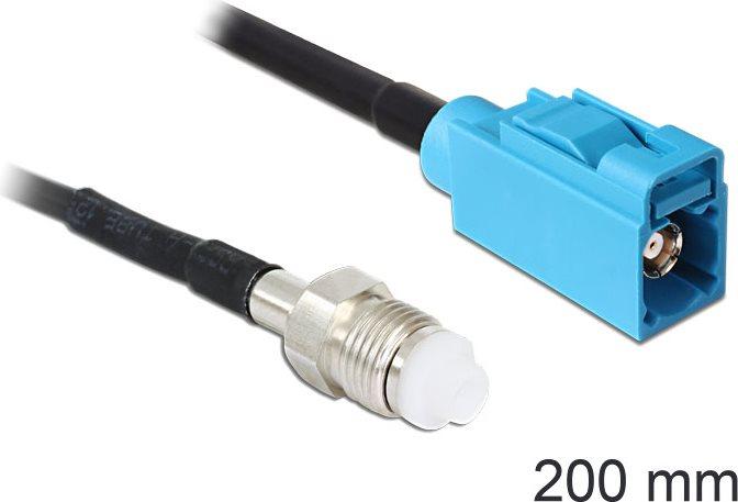 Actual product image Delock HF antenna cable RG-174, 20cm (Antenna cable)