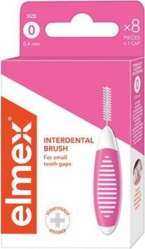 Produktbild Elmex Interdental brush ISO 0 - 0.4 mm 8 pcs (8 x, 0.40 mm)