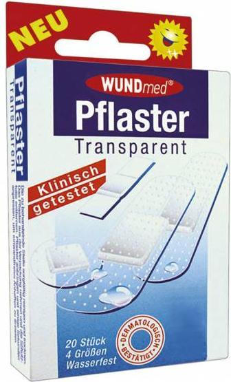 Image du produit Axisis Sparadrap transparent + imperméable 4 tailles, 20 pcs. sparadrap (20 x)