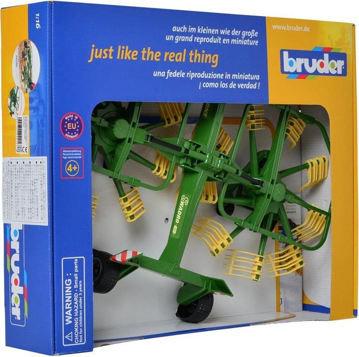 Actual product image Bruder Krone rakes professional series