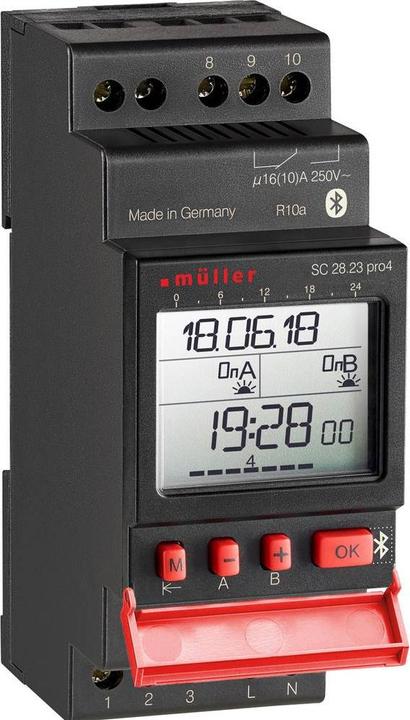 müller DIN rail timer digi