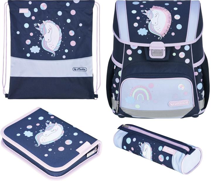 Produktbild Herlitz Grundschulranzen Loop Plus Unicorn Dreams (17 l)