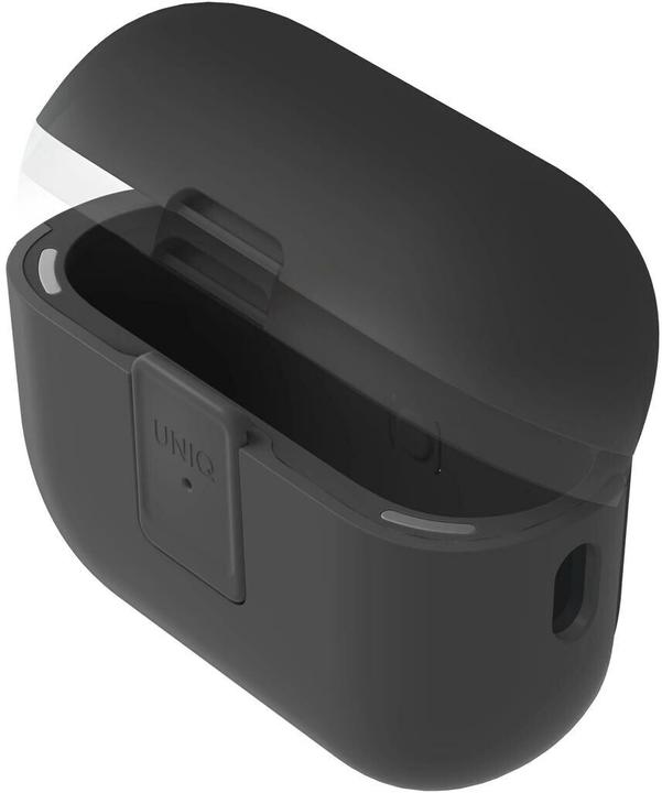 Produktbild Uniq etui Clyde Lock Case AirPods Pro 2 (2022/2023) czarno-ciemnoszary/charcoal-dark grey (Kopfhörer Tasche)