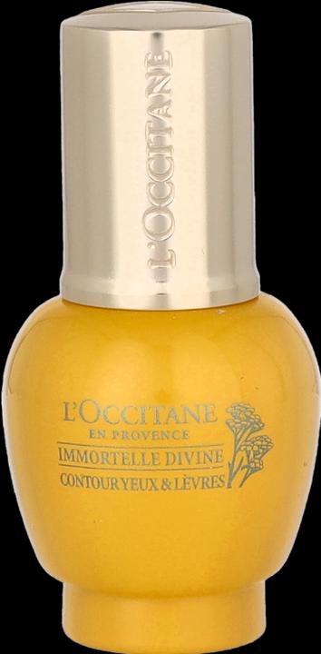 Produktbild L'Occitane Immortelle Divine Augen- und Lippenkonturenpflege (Fluid, 15 ml, Tag)