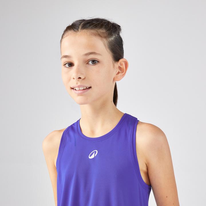Actual product image Artengo Mädchen Top Rundhals - TTK Dry blau (14, 15, 16)