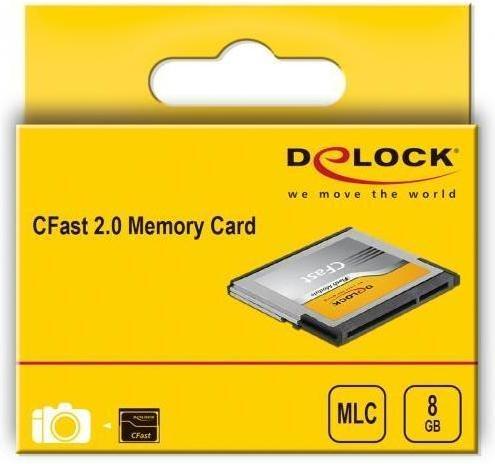 Produktbild Delock CFast 2.0 Speicherkarte 8 GB MLC (8 GB, CFast 2.0)